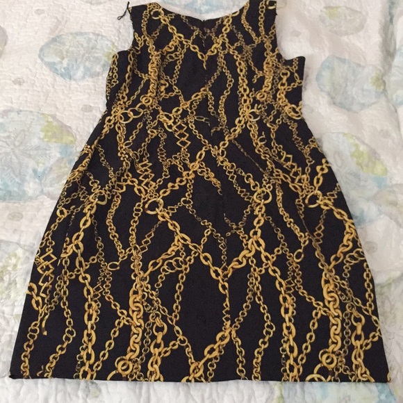 Black and Gold Dress - Picture 2 of 4